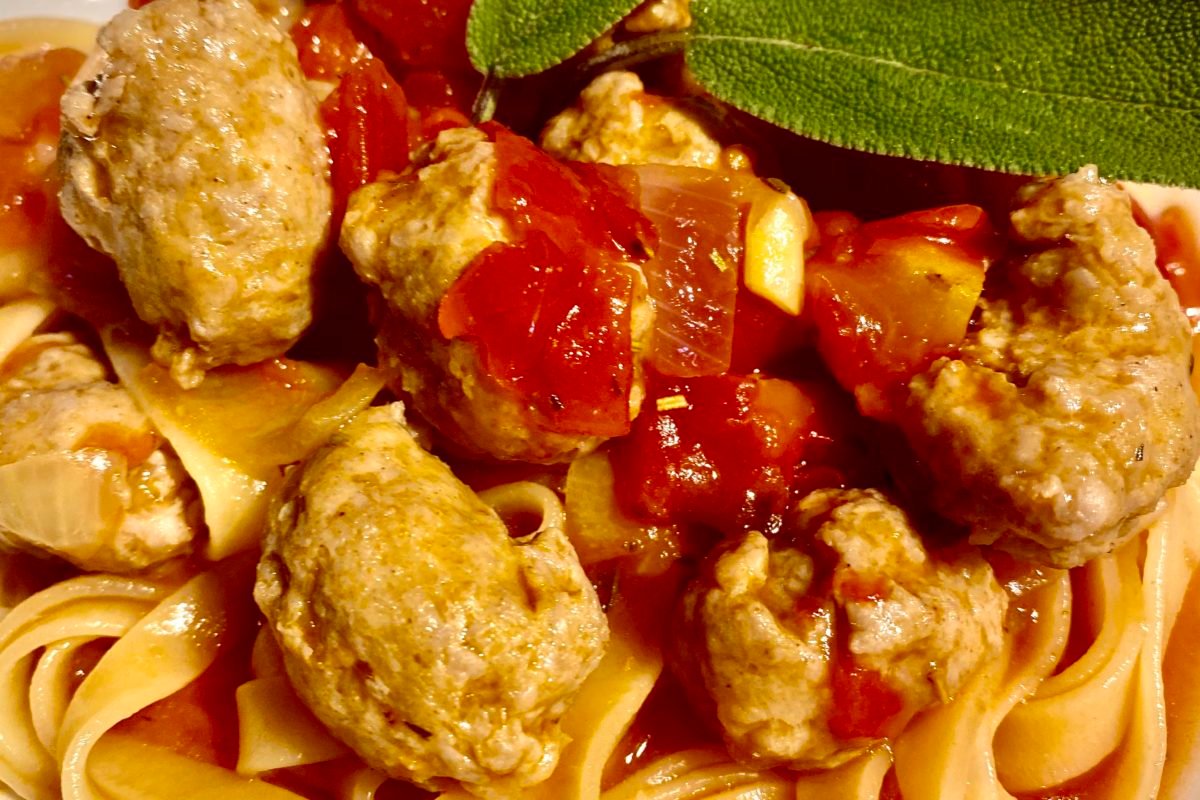 Tagialtelle mit Salsiccia